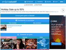 Tablet Screenshot of amigossabadell.com